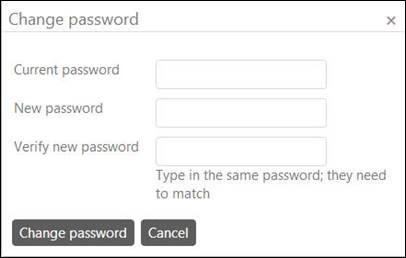 Change Password Change Password